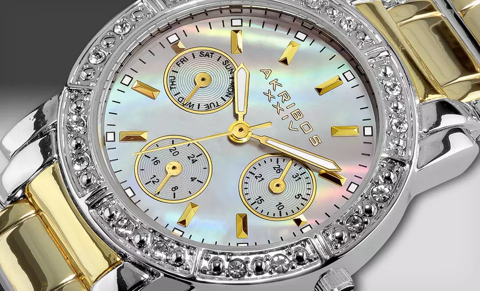 Akribos XXIV Women’s Watches (Up to 91% Off). 6 Styles Available. Free Shipping and Returns. - Second Medium