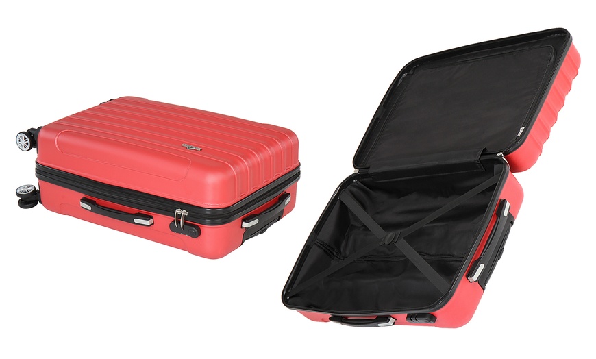 Image 31: 3-Piece Hard Shell Suitcase Set