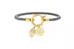 Willowbird Tree of Life & Hamsa Mesh Bangle Bracelet in Stainless Steel - Second Medium