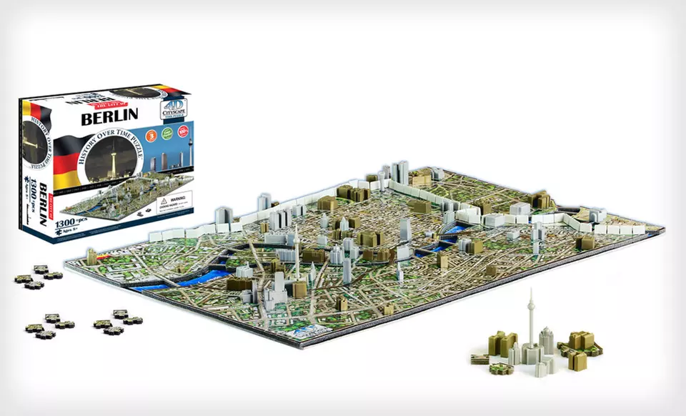 $30 for a 4-D CityScape Puzzle ($41.99 List Price). Nine Options Available. Free Shipping and Free Returns. - Second Medium