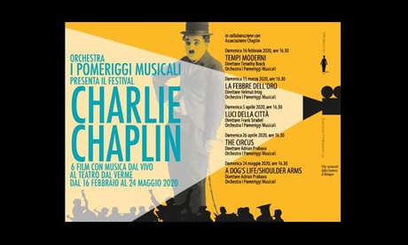 Festival Charlie Chaplin: dal 16 febbraio al 24 maggio al Teatro Dal Verme di Milano (sconto 44%)