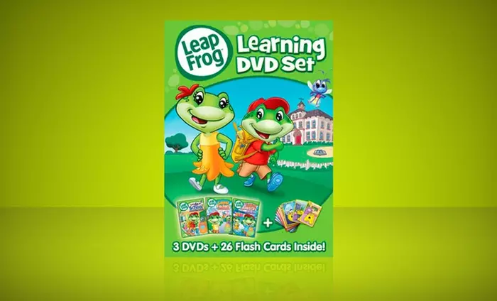 LeapFrog Learning DVD Set with Flash Cards. Free Returns. - Primary Image