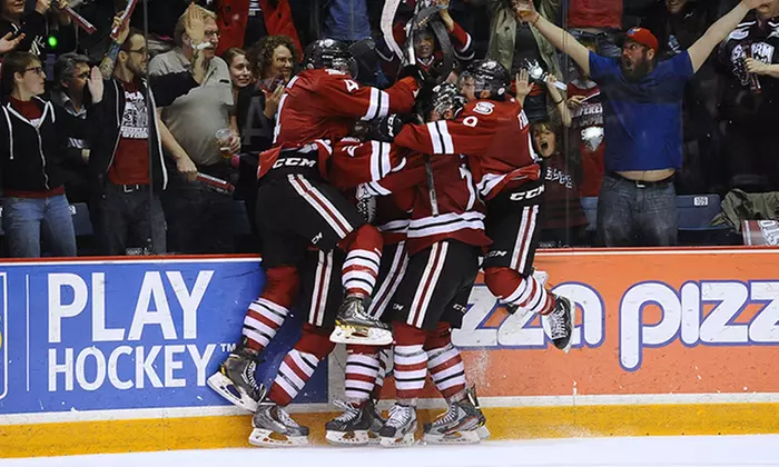 $68 for a Guelph Storm vs. Erie Otters Hockey Game for 4 at Sleeman Centre on December 20 at 2 p.m. (Up to $104 Value)   - Primary Image