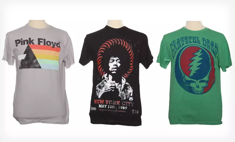 $10.99 for a Unisex Classic Rock T-Shirt (Up to $26 List Price). Multiple Designs Available. Free Returns. - Primary Image