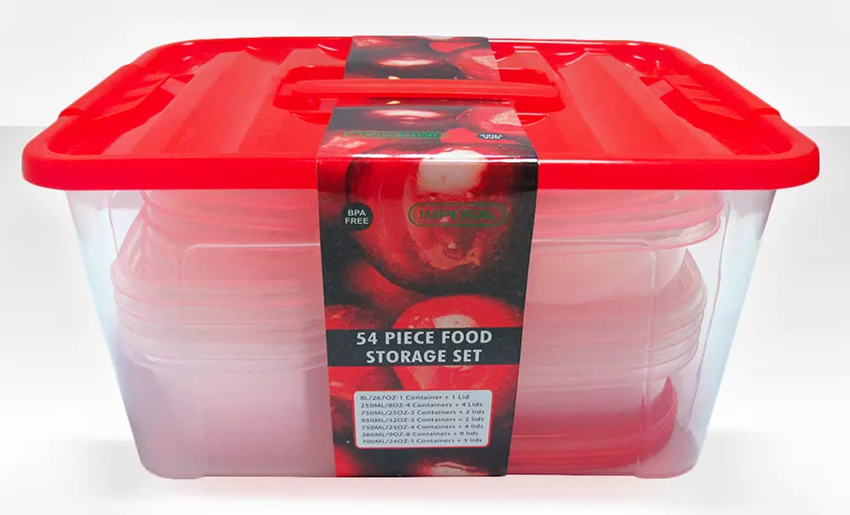 54-Piece Food Storage Container Set. Free Returns. - Second Medium