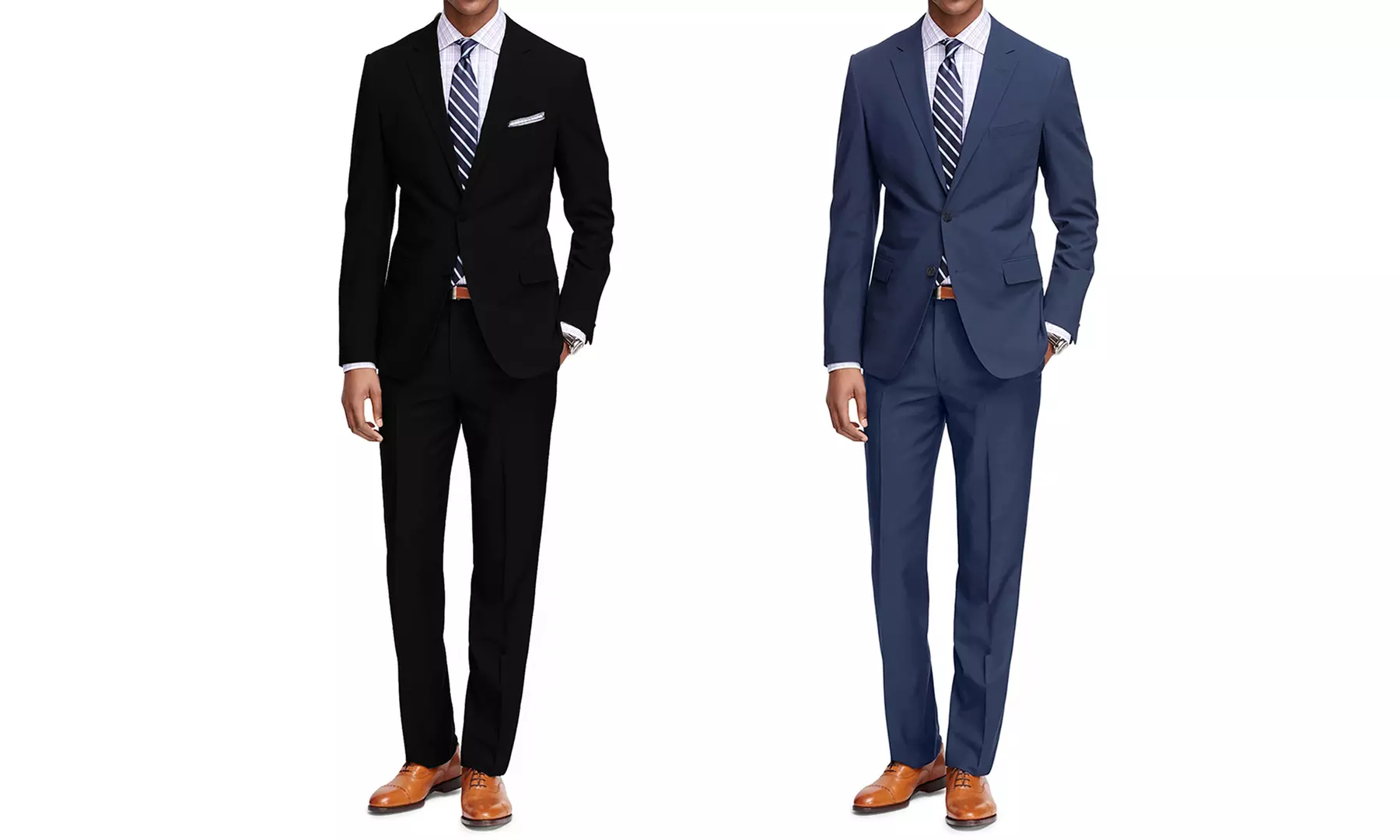Braveman Men's Classic Fit Suits (2-Pack) (Size 46Rx40W) - Primary Image