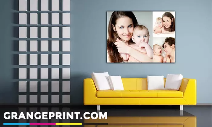 Personalised Canvas in Choice of Sizes from £2.95 (Up to 93% Off) - Primary Image