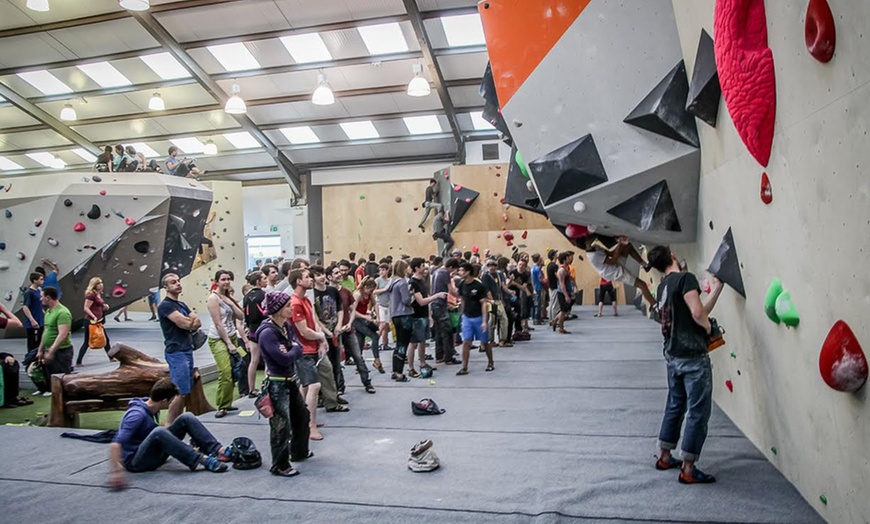 Image 2: Climbing Session with Day Pass