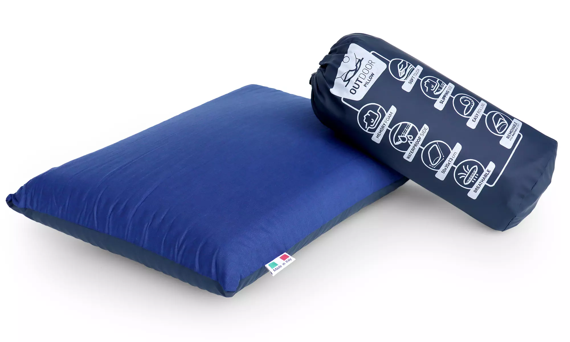 Almohada de Memory Foam para viajes y campamentos - Primary Image