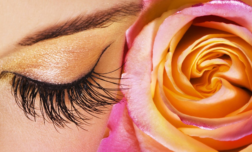 Image 1: Temporary or Semi-permanent eyelash extensions 