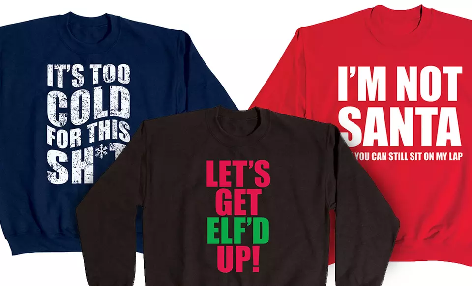 Men's Funny Holiday Sweatshirts - Primary Image