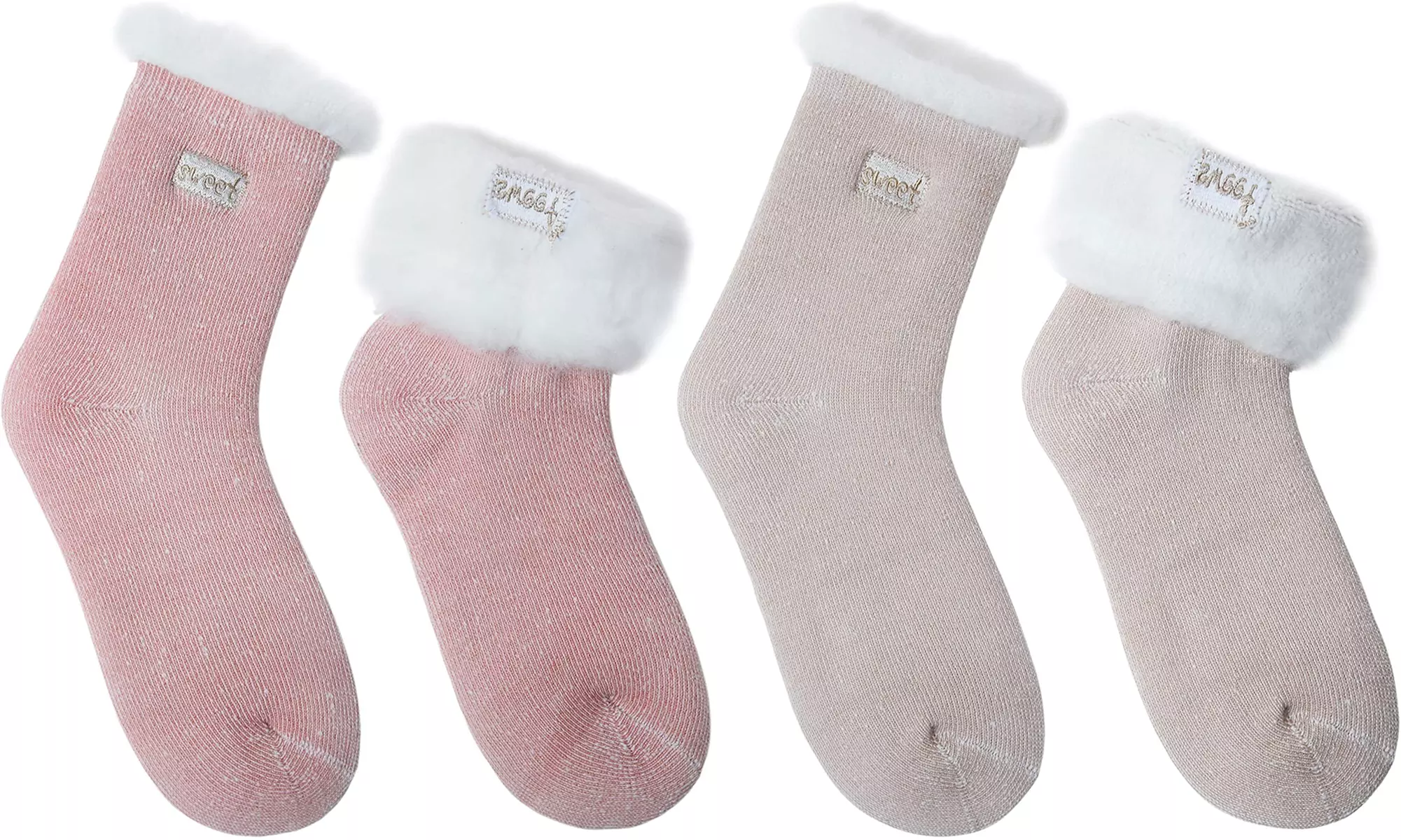 Chaussettes douces avec doublure en polaire