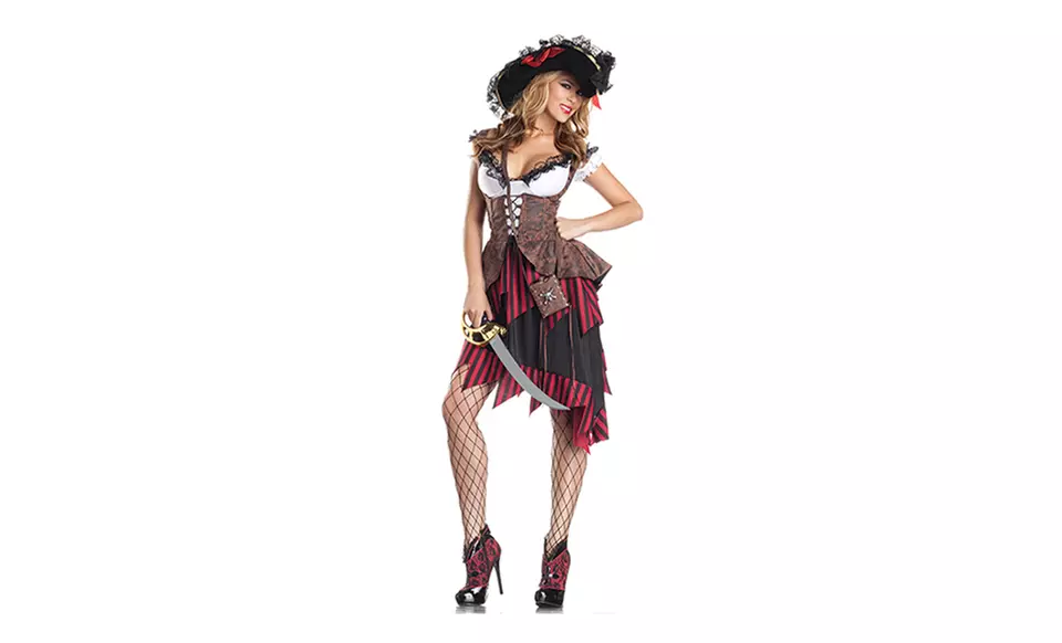 Women's Pirate Costumes. Multiple Costumes Available from $39.99--$59.99 - Second Medium