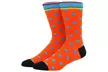 Up to Four Pairs of Men's Geo Pattern Colourful Cotton Socks - Second Medium