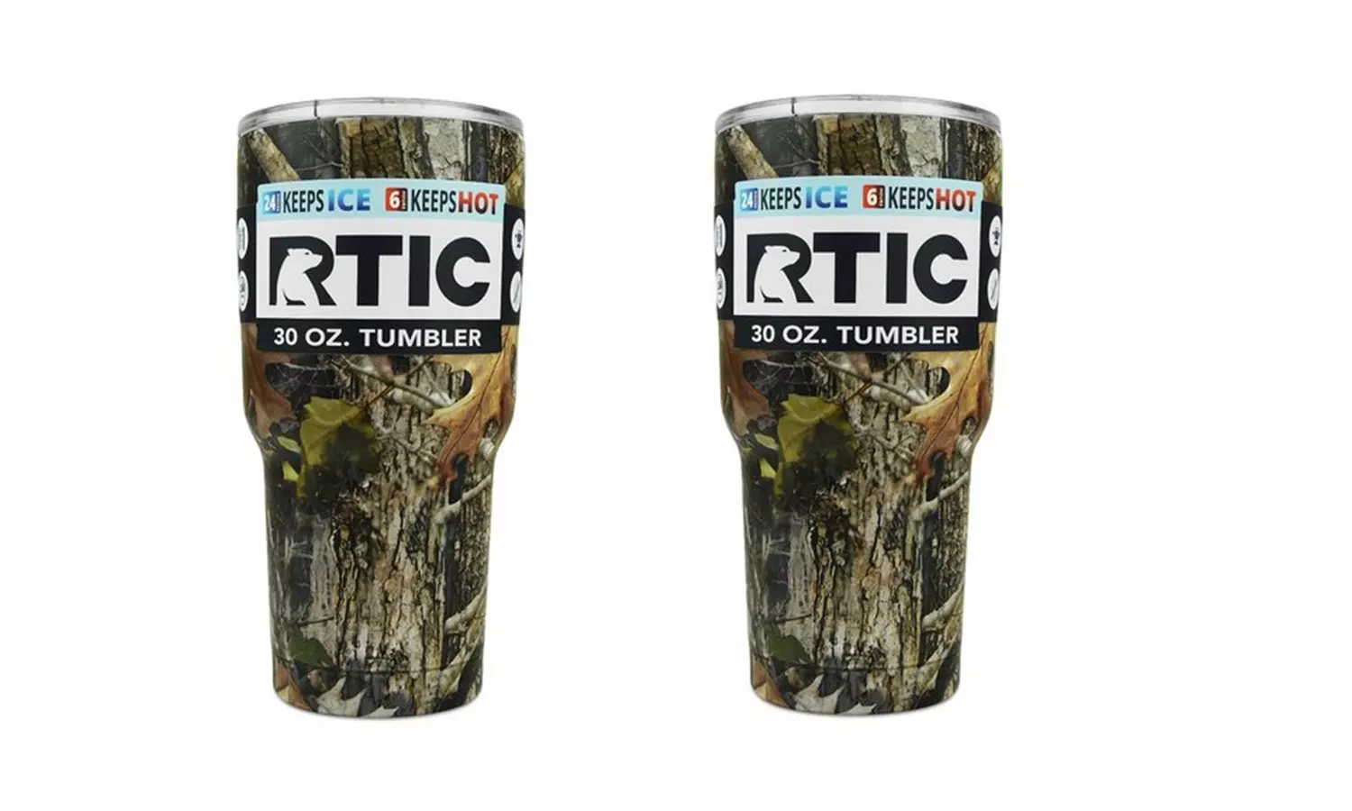 RTIC Stainless Steel 30oz. Camo-Print Tumblers (2-Pack) - Primary Image