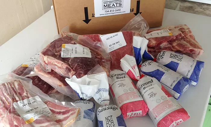 $79.25 for Farm-Raised Beef and Chicken Delivery from Mid-Michigan Meats ($115 Value) - Primary Image