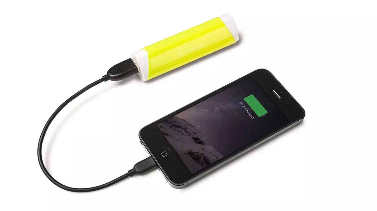 Powerbank rond Techlink jaune - Second Medium