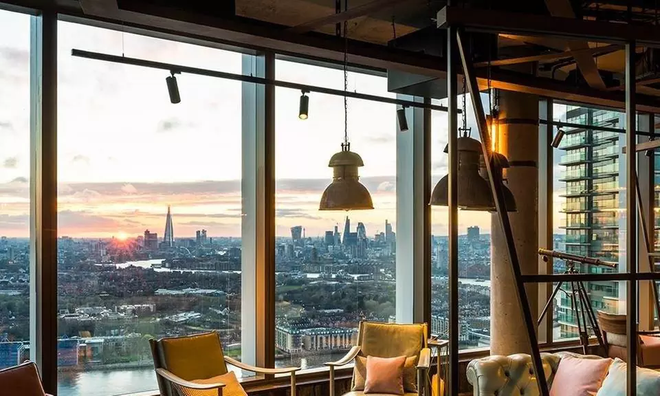 Experience Three-Course Brunch with Cocktail and View of the City!