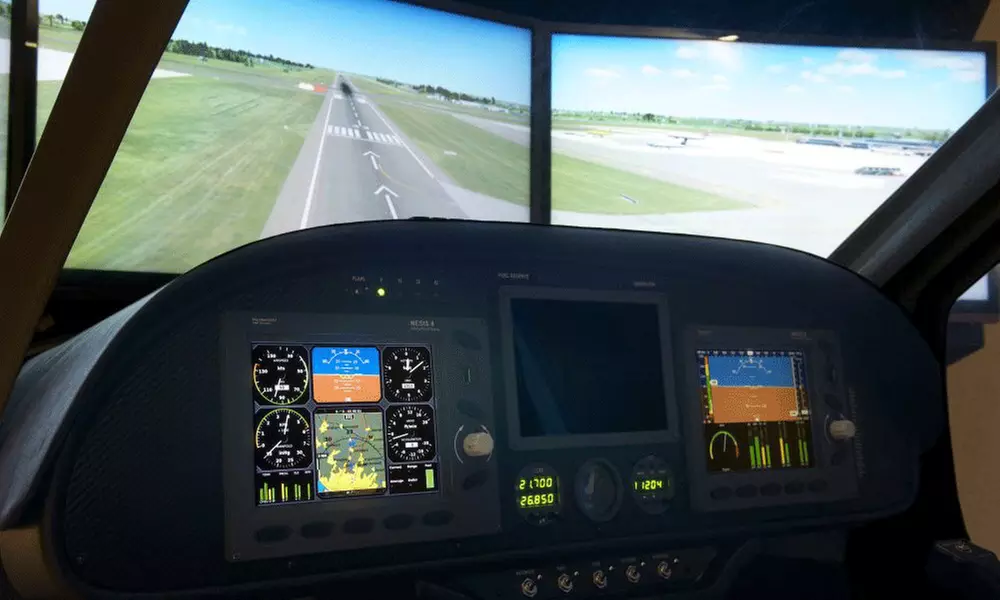 30, 45, 60 oder 90 Min. im Full-Motion Flugsimulator bei RUWE AERO (20% sparen) - Primary Image