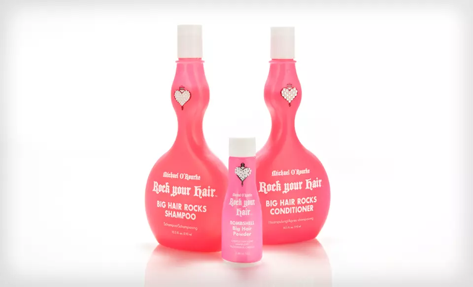 $20.99 for a Rock Your Hair Volumizing Shampoo, Conditioner, and Powder ($54 List Price). Free Shipping. - Primary Image