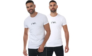 Two-Pack of Armani Men's White T-Shirts