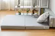 4" Foam Folding Mattress Sofa Bed Floor Mat with Handles (Twin or Full) - Second Medium