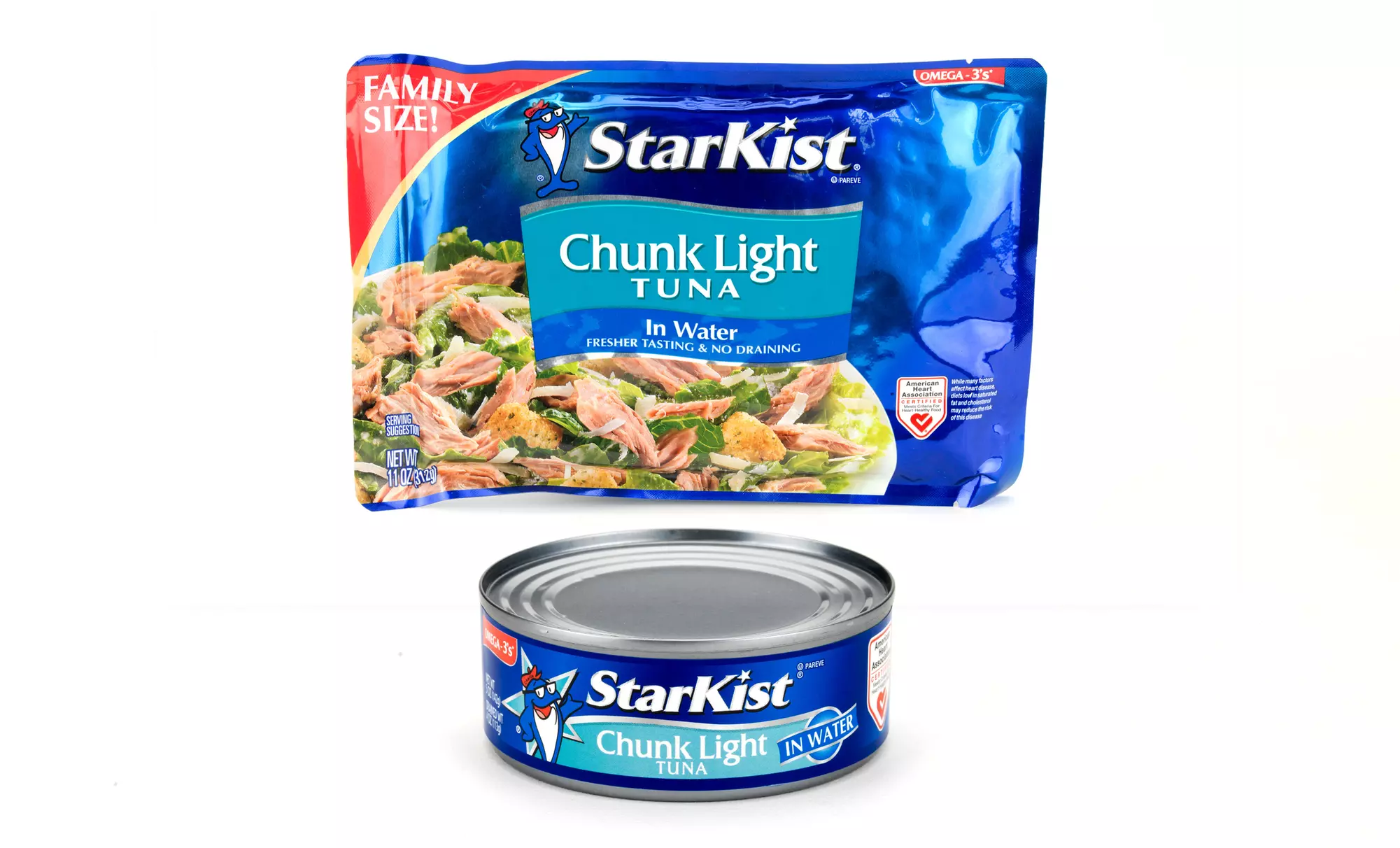 Starkist Tuna in Water; 6-Pack of 11oz. Pouches or 24-Pack of 5oz. Cans for $23.99 or $29.99 + 5% Back in Groupon Bucks - Primary Image
