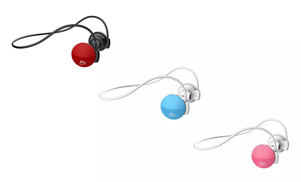 MEElectronics Air-Fi Journey Wireless Bluetooth Stereo Headset with Mic and Controls - Primary Image