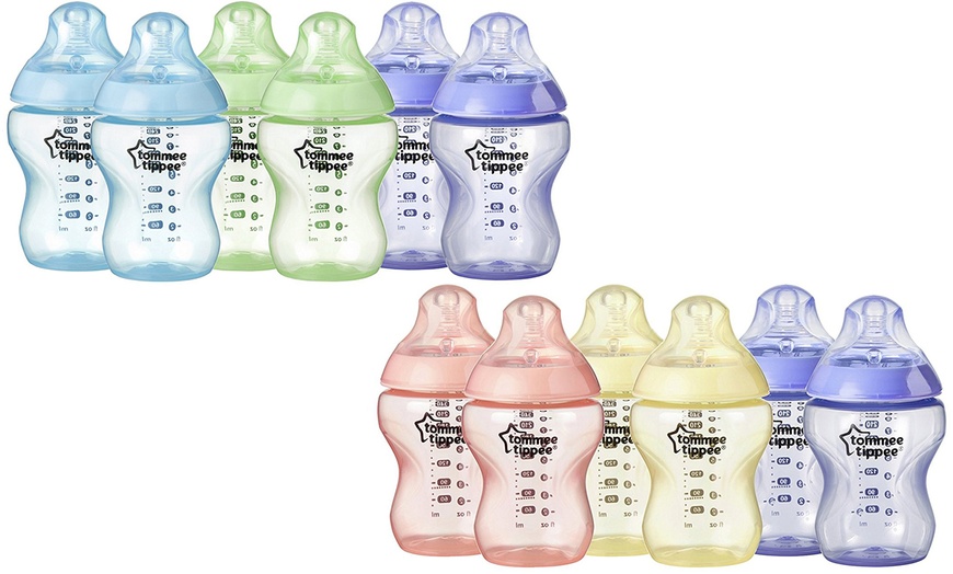 Image 1: Tommee Tippee 260ml Bottles