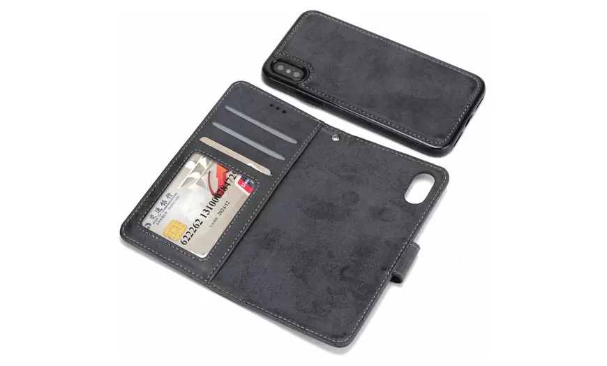 Image 7: Etui pour iPhone en suède PU