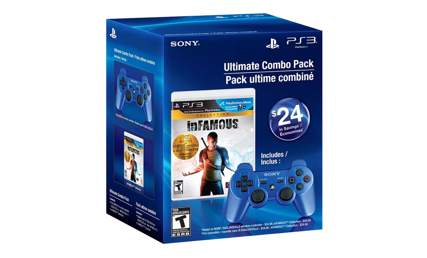 Sony DualShock 3 Controller and PS3 Game Bundles - Second Medium