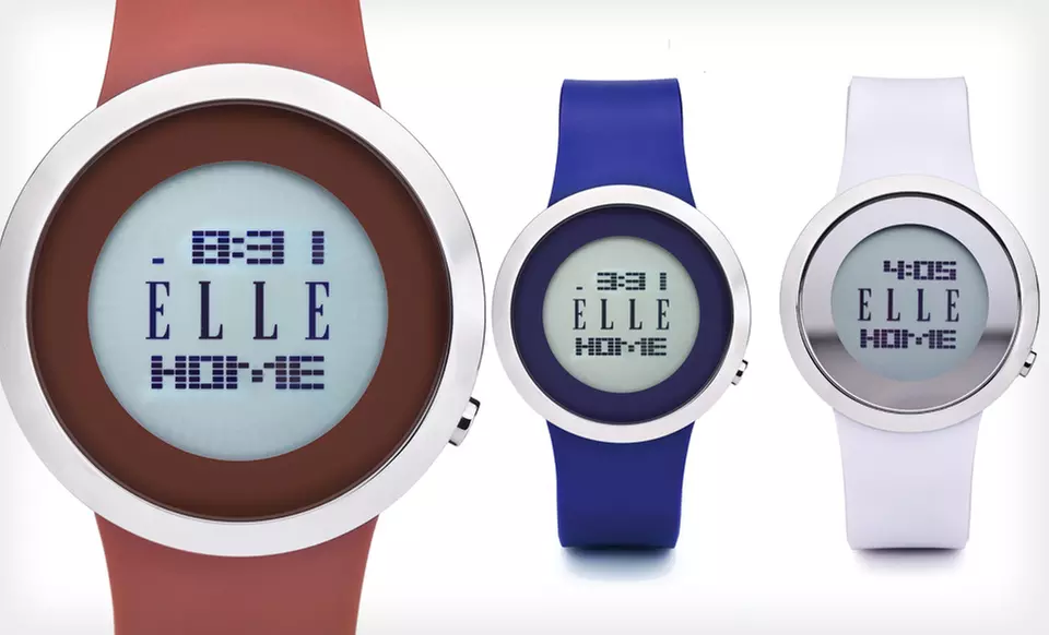 $34.99 for an ELLE Time & Jewelry Digital Watch ($125 List Price). 10 Colors Available. Free Shipping and Returns. - Second Medium