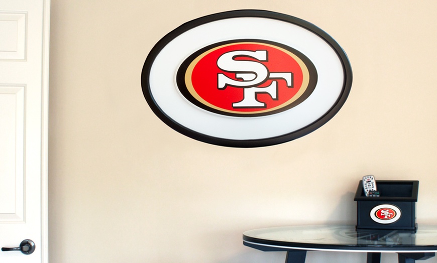 NFL Carved Logo Wall Art | Groupon Goods