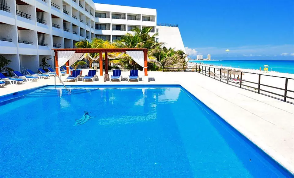 ✈ All-Inclusive Flamingo Cancún Resort Stay w/ Air. Includes Taxes and Fees. Price per Person Based on Double Occupancy. - Primary Image