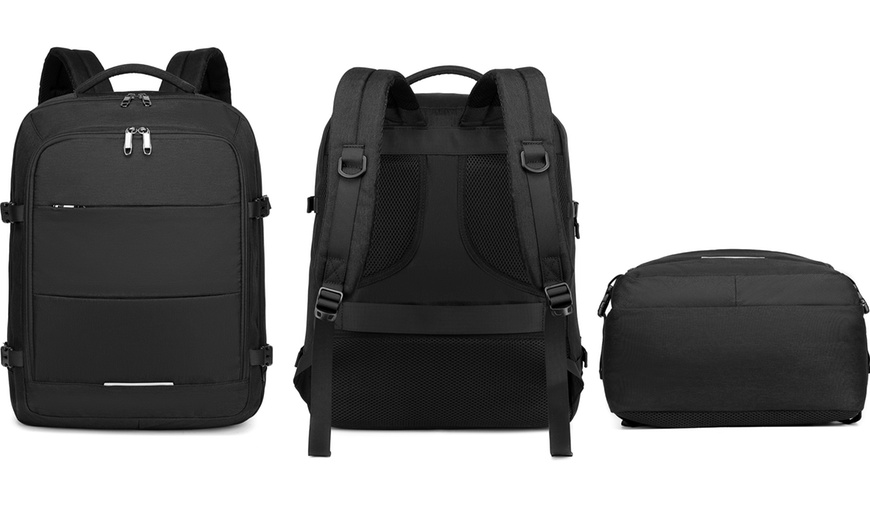 Image 8: Kono 30L Multi Function Cabin Travel Backpack