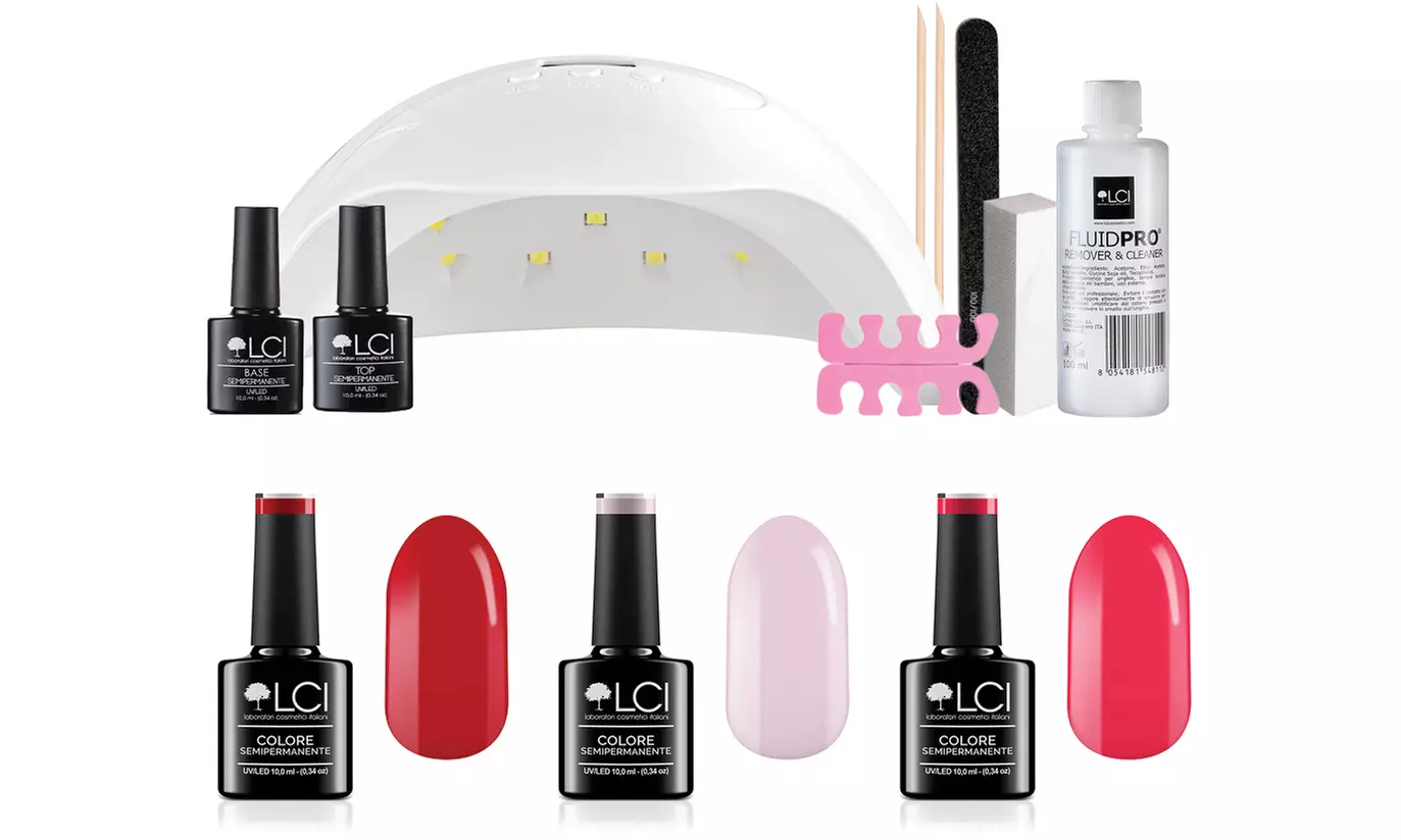 Kit de vernis semi-permanent Lci Cosmetics
