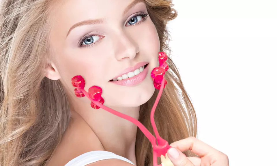 1x, 2x, 3x oder 4x PMS International flexibles Gesichtsmassagegerät mit Rollen zur Entspannung der Gesichtsmuskel - Primary Image