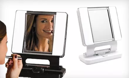 $39 for an OttLite Natural Makeup Mirror in Black or White ($99 List Price) - Primary Image