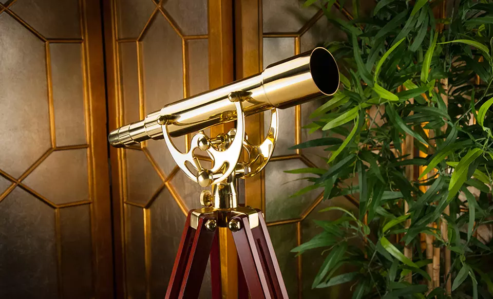 Barska Anchormaster Spyscope with Mahogany Floor Tripod. Free Returns. - Primary Image