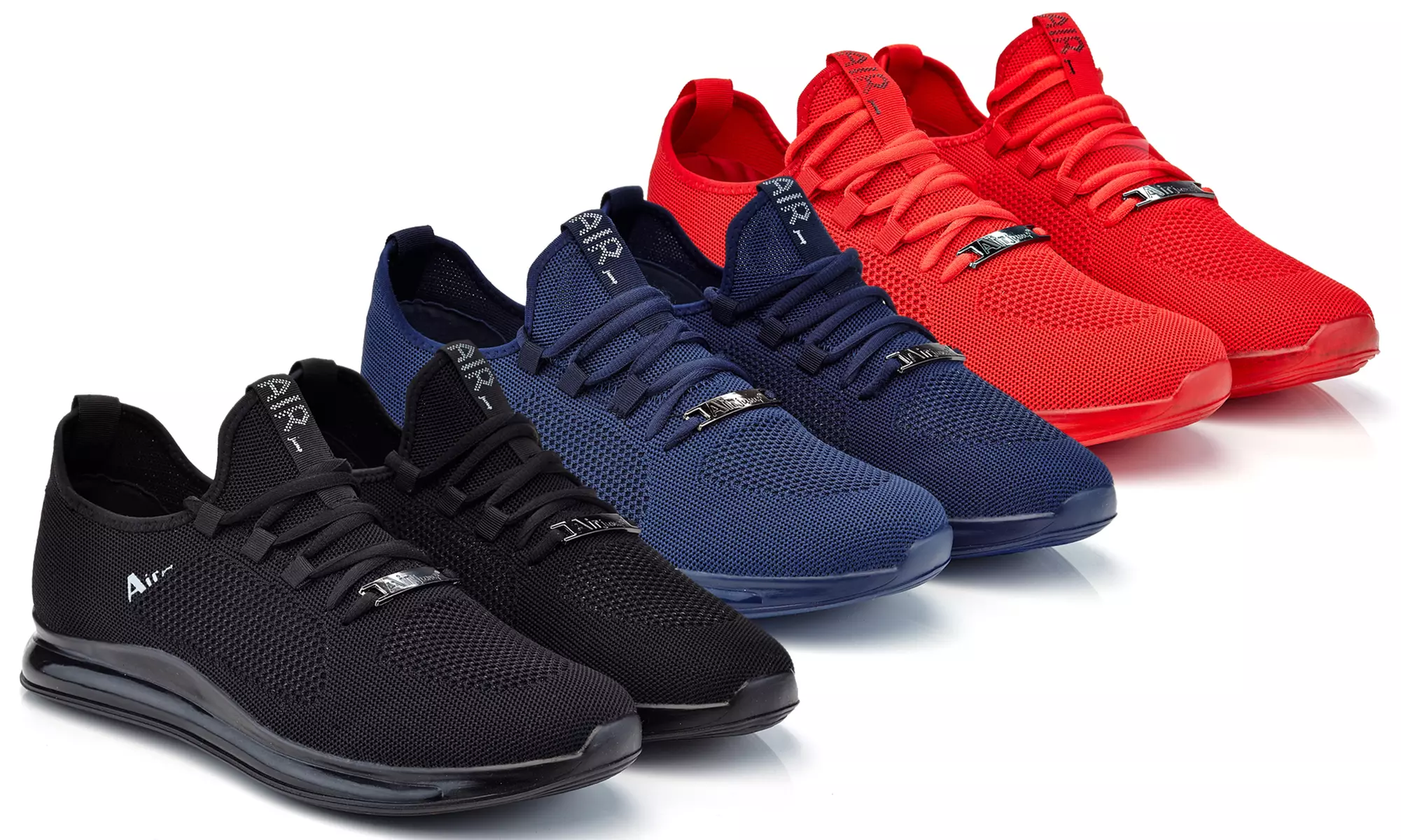 Air Jump Men's Knit Athletic Sneakers - Primary Image