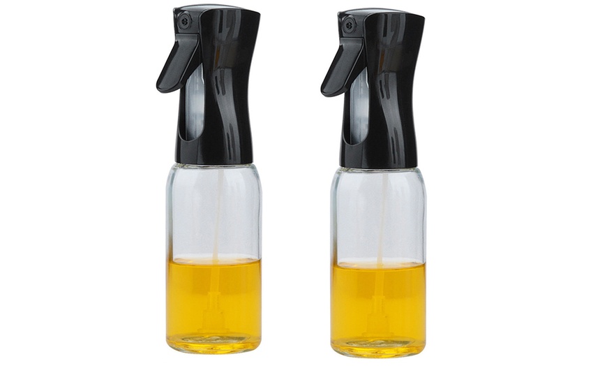 Image 2: Pack of Two Oil Spray Bottles, 220ml 