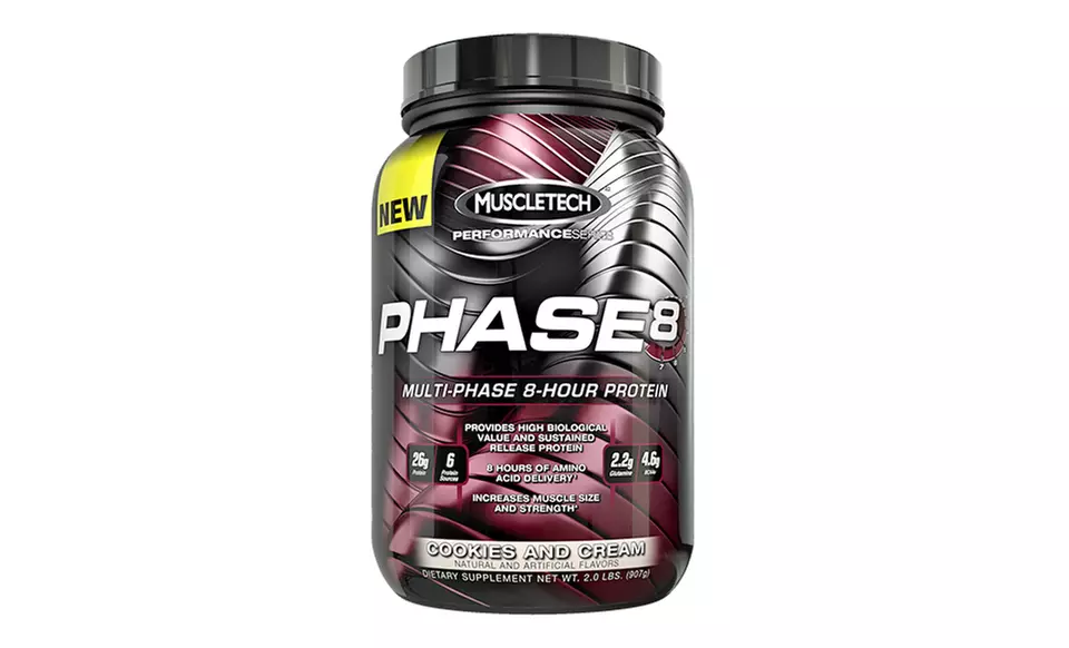 Buy 1 get 1 Free: MuscleTech Phase 8 Protein Powder (22 Servings) - Second Medium