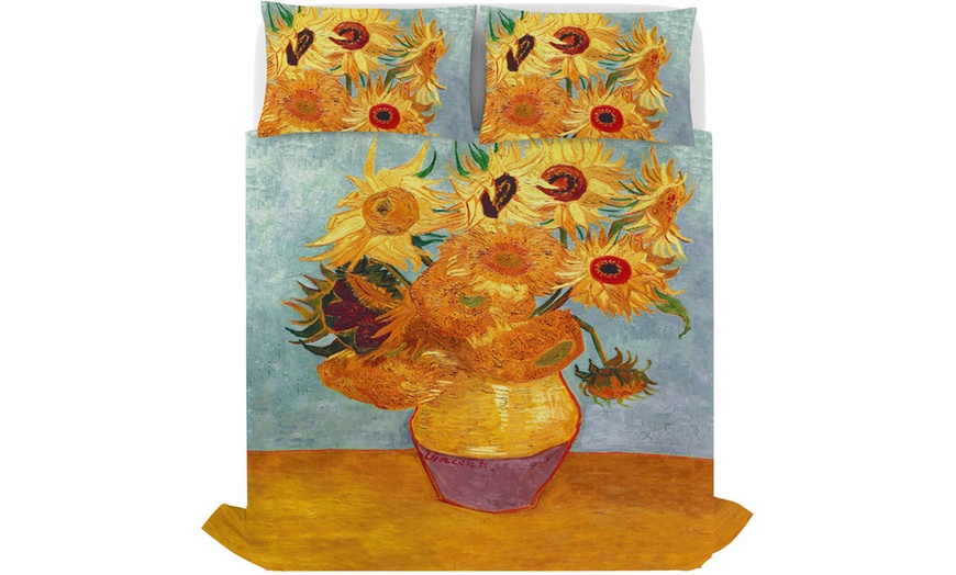 Image 18: Parure letto matrimoniale Sogni d'Autore in 100% cotone Made in Italy