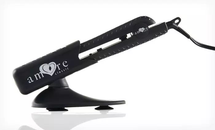 Amore Classic Ceramic Package with Hair Iron. Multiple Colors Available. Free Returns. - Second Medium