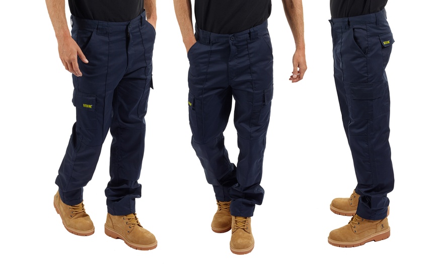 Image 3: Site King Knee Pad Work Trousers