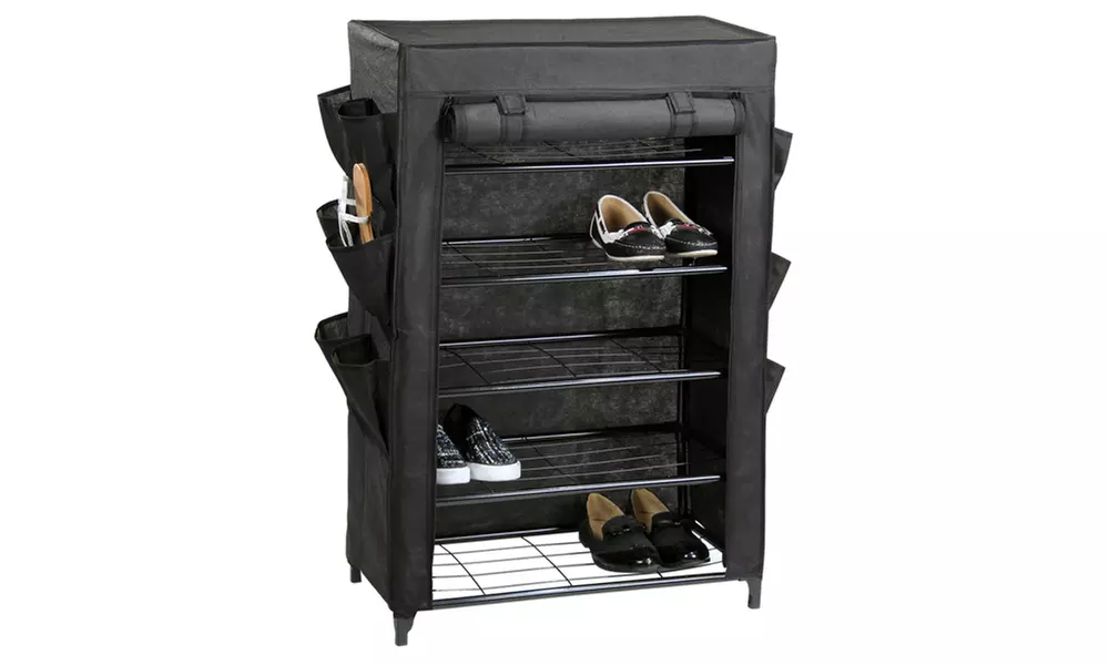 Armoire à chaussures avec housse en tissu - Primary Image