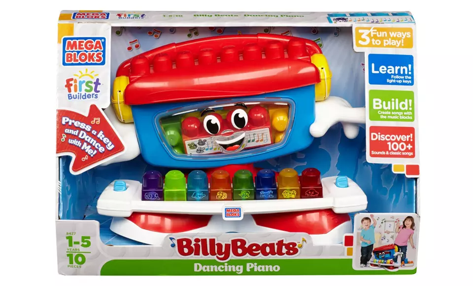 Mega Bloks Billy Beats Dancing Piano. Free Returns. - Second Medium