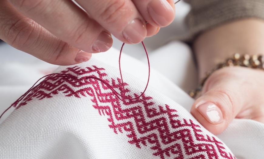 Image 2: Online Creative Stitching Course at International Open Academy