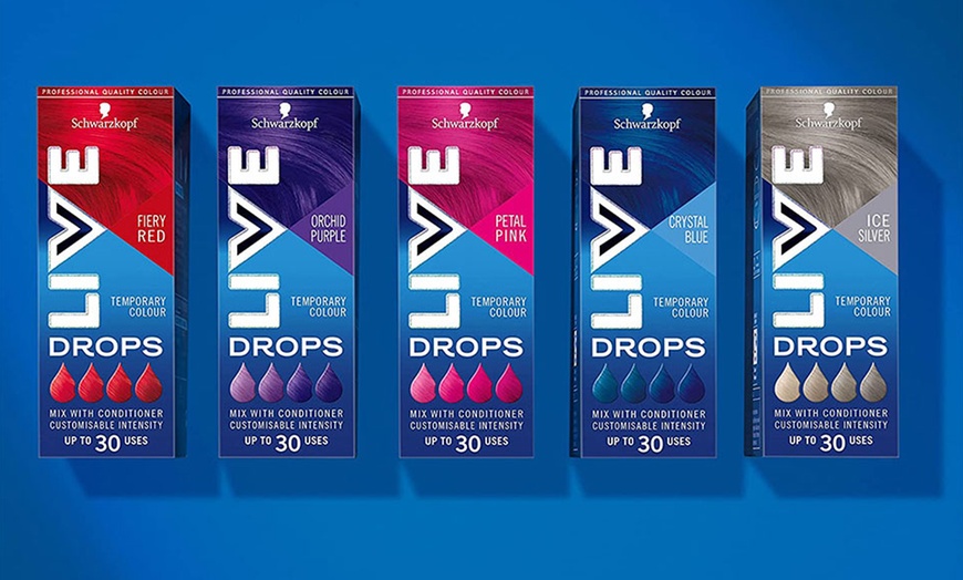 Image 17: 1 or 3 Packs of Schwarzkopf Live Colour Drops Semi-Permanent Hair Dye