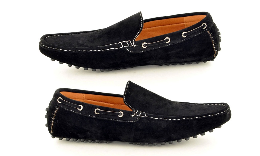 Image 7: Men's Faux Suede Casual Loafers